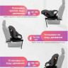 Детское автокресло Costa YB108А Isofix (0–36 кг) с упором, поворотная база 360° (графитовый ) 