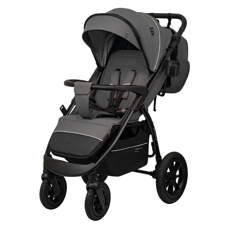 Прогулочная коляска Indigo Epica XL Air с сумкой (темно-серый) Прогулочная коляска Indigo Epica XL Air с сумкой (темно-серый)