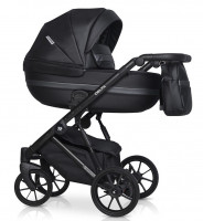 Коляска 2 в 1 Riko Basic Delta Ecco 15 Black (черный)