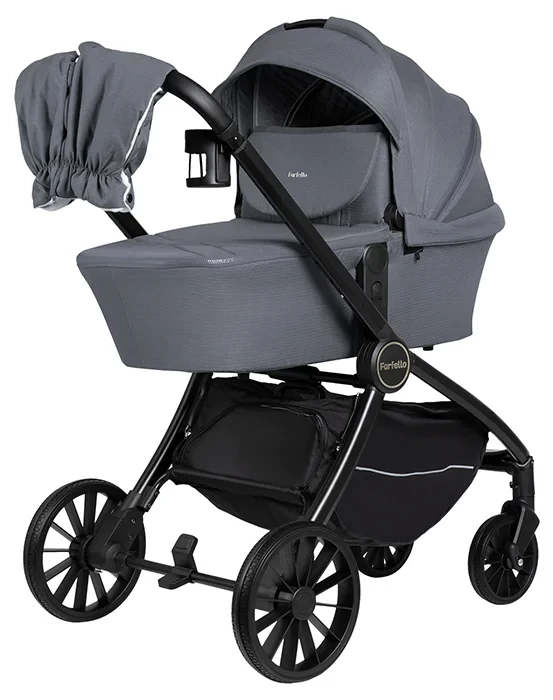 Коляска модульная  3 в 1 Baby Shell 2025 (Greige/Серый BBS-014)