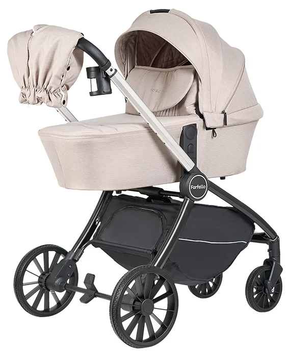 Коляска модульная  3 в 1 Baby Shell 2025 (Coffee/Кофейный комби BBS-013)